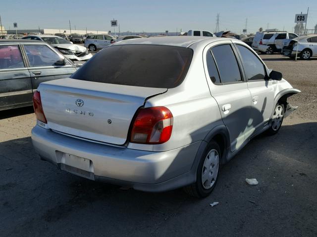 JTDBT123410152538 - 2001 TOYOTA ECHO GRAY photo 4