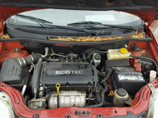 KL1TD56E29B396944 - 2009 CHEVROLET AVEO LS 红色 照片 7