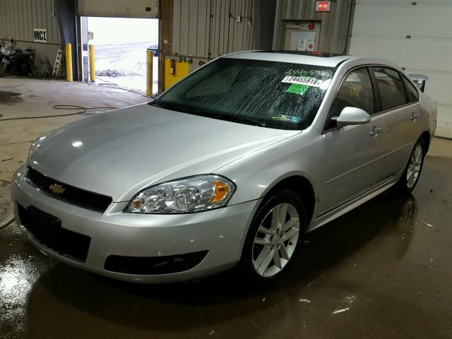 2G1WC5E34C1273915 - 2012 CHEVROLET IMPALA LTZ SILVER photo 2