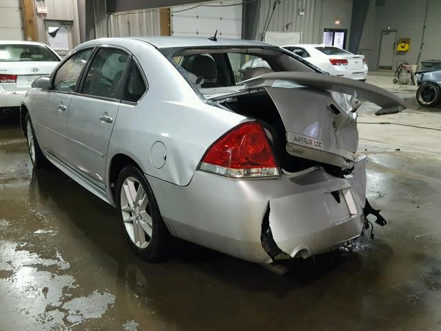 2G1WC5E34C1273915 - 2012 CHEVROLET IMPALA LTZ SILVER photo 3