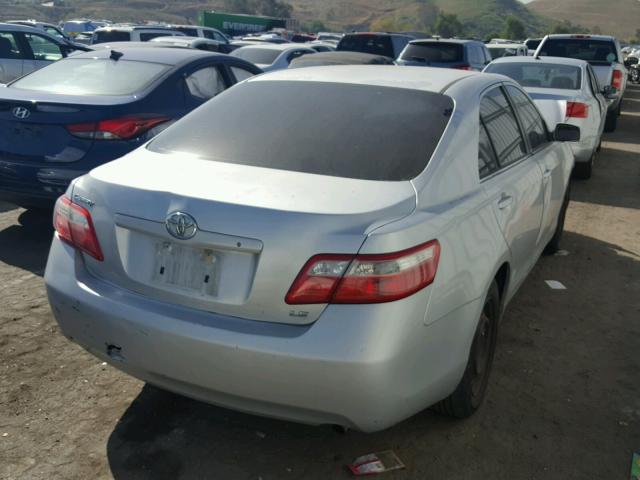 4T1BE46K97U525101 - 2007 TOYOTA CAMRY NEW SILVER photo 4