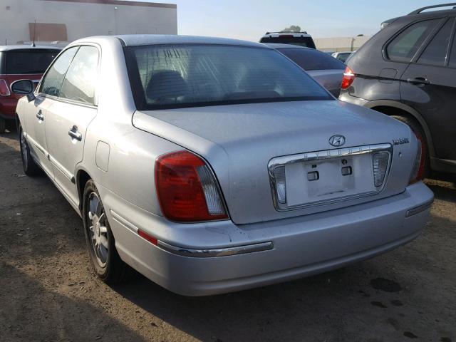 KMHFU45E15A377122 - 2005 HYUNDAI XG 350 SILVER photo 3