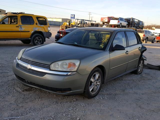 1G1ZT62825F127267 - 2005 CHEVROLET MALIBU MAX GREEN photo 2