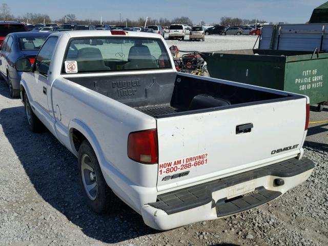 1GCCS1441WK143367 - 1998 CHEVROLET S TRUCK S1 WHITE photo 3