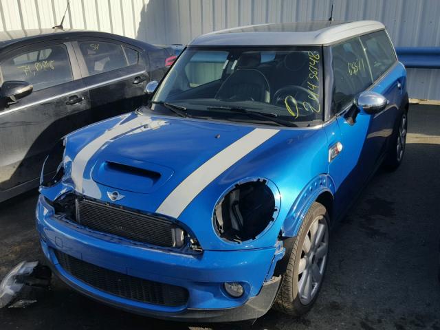 WMWMM33529TP89761 - 2009 MINI COOPER S C BLUE photo 2