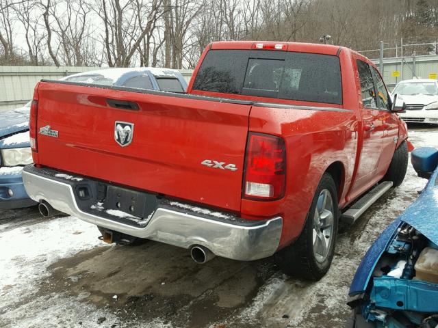 1C6RR7LT9FS724852 - 2015 RAM 1500 SLT RED photo 4