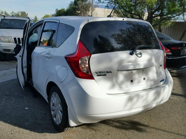 3N1CE2CPXFL417112 - 2015 NISSAN VERSA NOTE WHITE photo 3