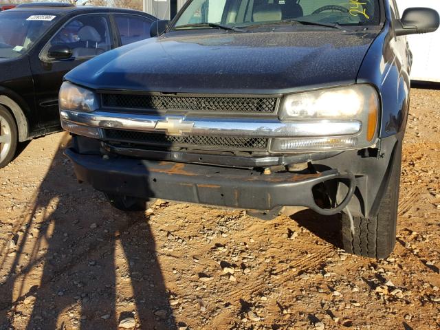 1GNDS13S662224408 - 2006 CHEVROLET TRAILBLAZE BLACK photo 9