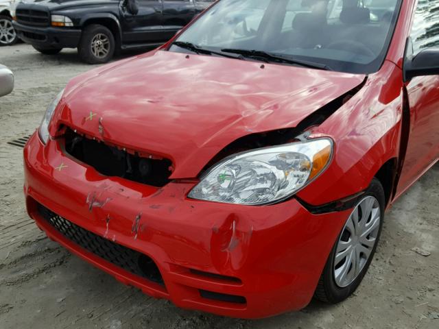 2T1KR32E64C203155 - 2004 TOYOTA COROLLA MA RED photo 9