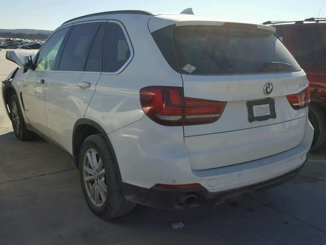 5UXKR2C58F0H39208 - 2015 BMW X5 SDRIVE3 WHITE photo 3