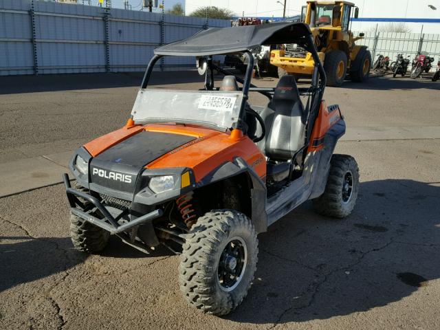 4XAVH76A0AD837226 - 2010 POLARIS RANGER RZR ORANGE photo 2