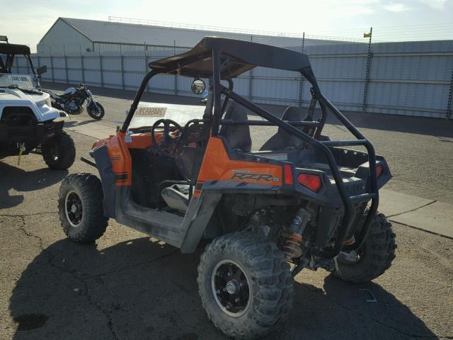 4XAVH76A0AD837226 - 2010 POLARIS RANGER RZR ORANGE photo 3