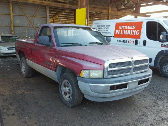 1B7HC16X1XS132428 - 1999 DODGE RAM 1500 RED photo 1