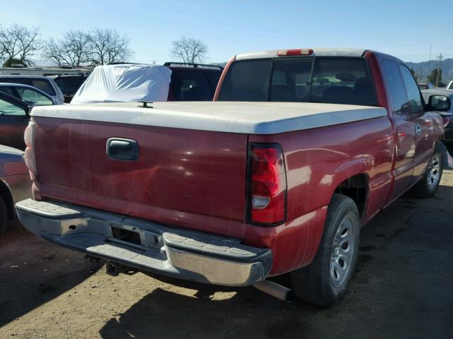 2GCEC19X531278324 - 2003 CHEVROLET SILVERADO RED photo 4