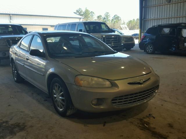 1C3EL56R62N197668 - 2002 CHRYSLER SEBRING LX TAN photo 1