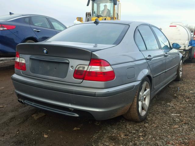 WBAEU33414PR06100 - 2004 BMW 325 XI GRAY photo 4