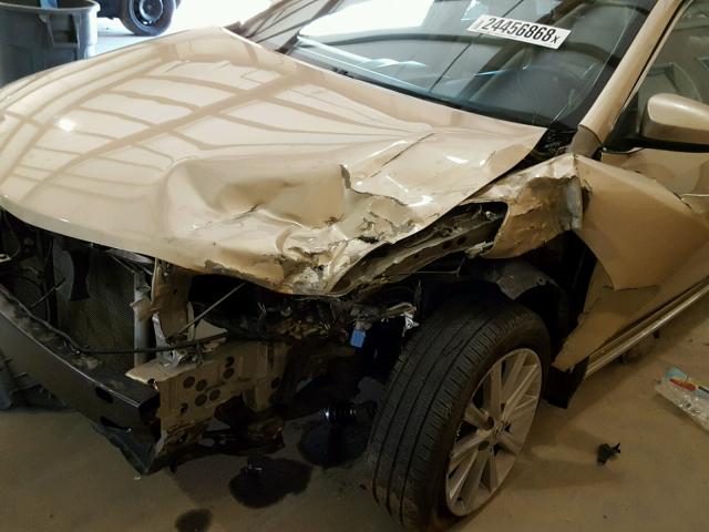 4T1BK1FK9CU003747 - 2012 TOYOTA CAMRY SE TAN photo 9