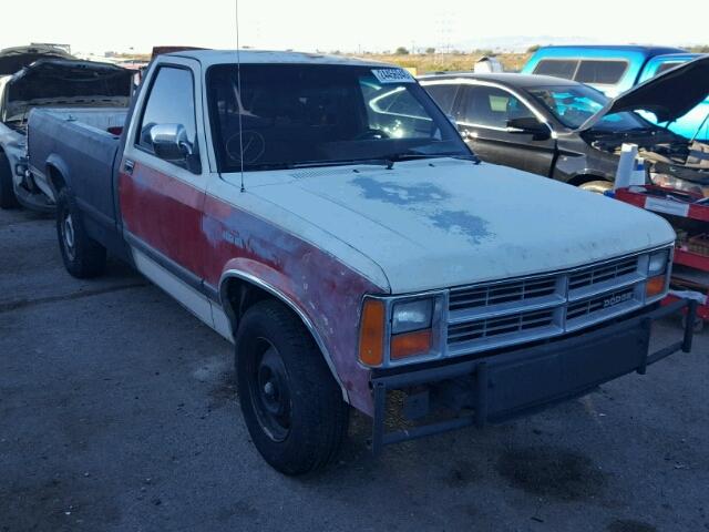 1B7GN14M2HS331181 - 1987 DODGE DAKOTA TWO TONE photo 1