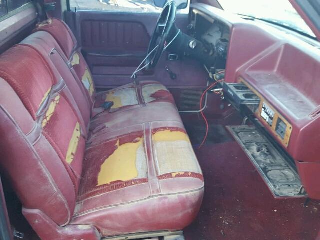 1B7GN14M2HS331181 - 1987 DODGE DAKOTA TWO TONE photo 5