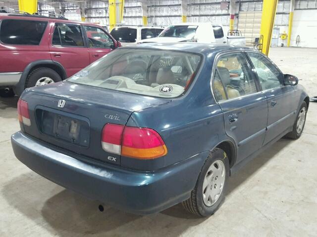 JHMEJ864XVS004238 - 1997 HONDA CIVIC EX მწვანე ფოტო 4