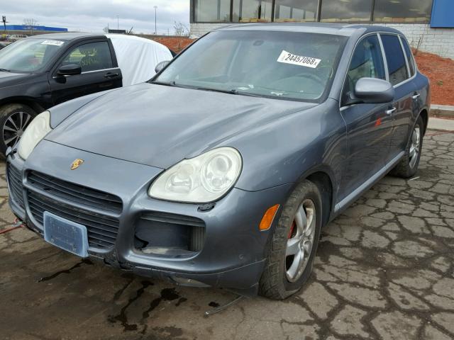 WP1AC29P74LA93979 - 2004 PORSCHE CAYENNE TU SILVER photo 2