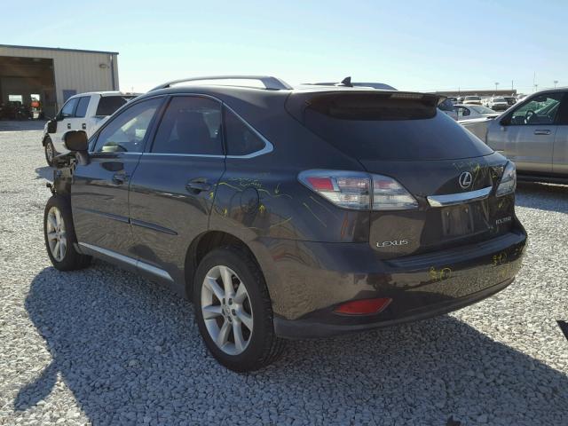 JTJZK1BA0A2410362 - 2010 LEXUS RX 350 GRAY photo 3