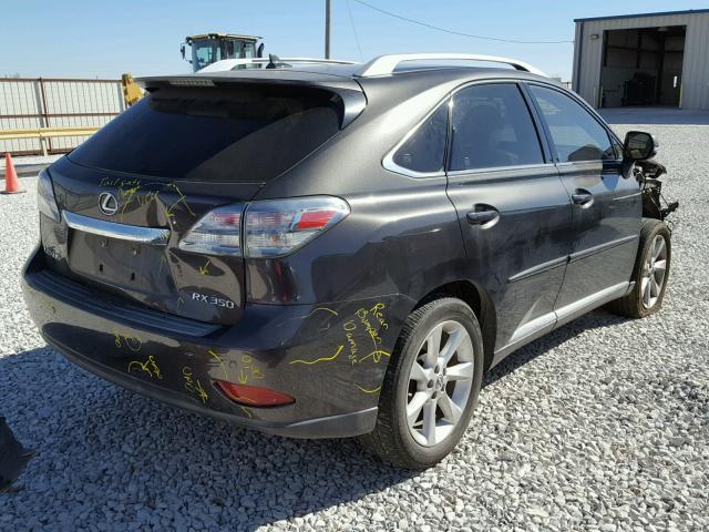 JTJZK1BA0A2410362 - 2010 LEXUS RX 350 GRAY photo 4