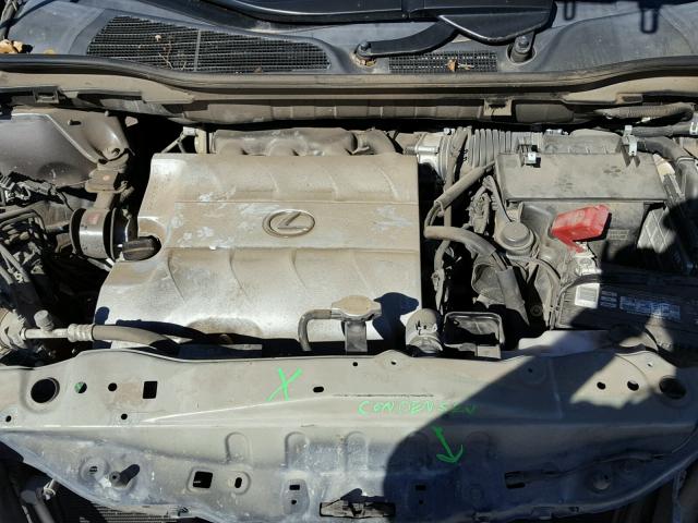 JTJZK1BA0A2410362 - 2010 LEXUS RX 350 GRAY photo 7