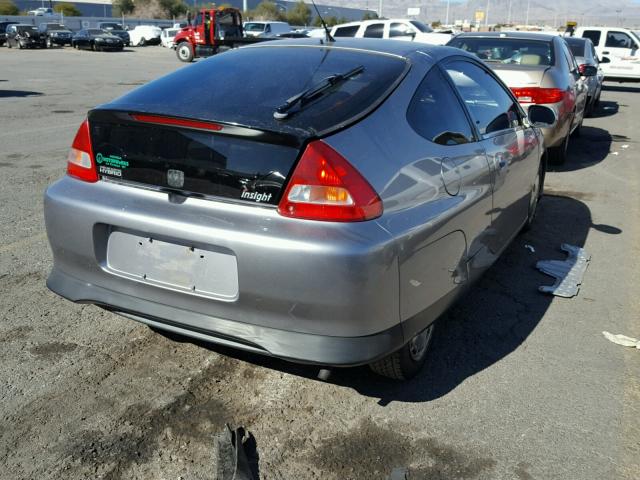 JHMZE13783T000515 - 2003 HONDA INSIGHT SILVER photo 4