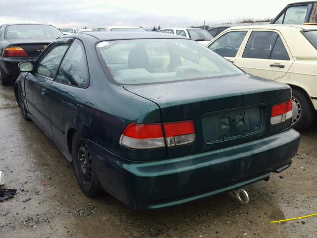 1HGEJ8140XL033299 - 1999 HONDA CIVIC EX GREEN photo 3