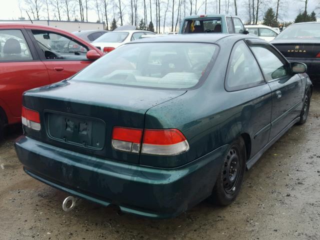 1HGEJ8140XL033299 - 1999 HONDA CIVIC EX GREEN photo 4