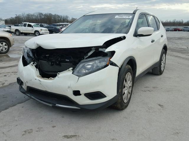 5N1AT2MT3GC871720 - 2016 NISSAN ROGUE S WHITE photo 2