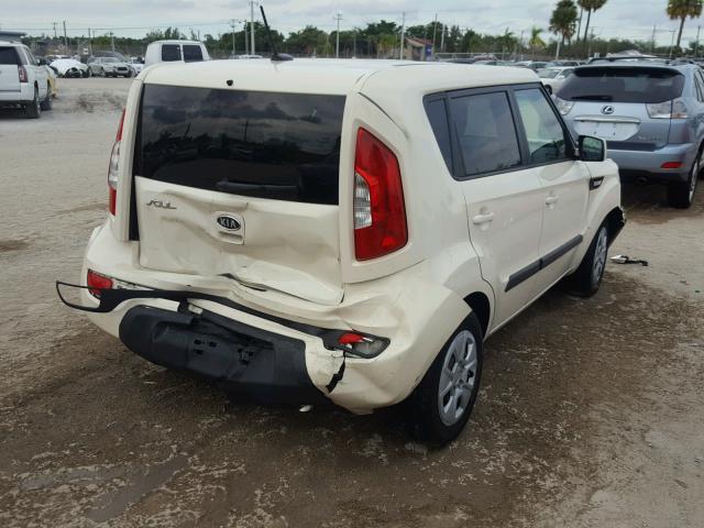 KNDJT2A58C7451853 - 2012 KIA SOUL CREAM photo 4