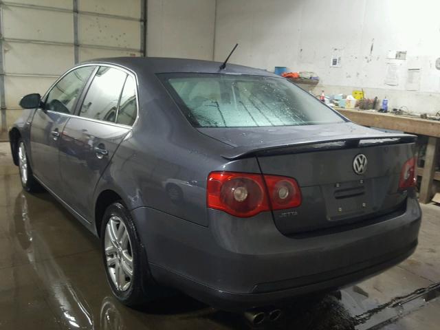 3VWEF71K97M080786 - 2007 VOLKSWAGEN JETTA WOLF GRAY photo 3