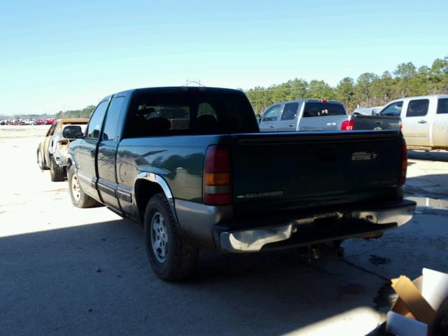 2GCEC19TXX1202455 - 1999 CHEVROLET SILVERADO GREEN photo 3