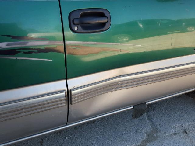 2GCEC19TXX1202455 - 1999 CHEVROLET SILVERADO GREEN photo 9