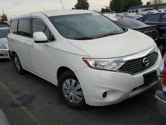 JN8AE2KP5C9035679 - 2012 NISSAN QUEST S WHITE photo 1