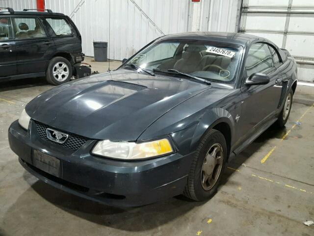 1FAFP4045XF215015 - 1999 FORD MUSTANG TEAL photo 2