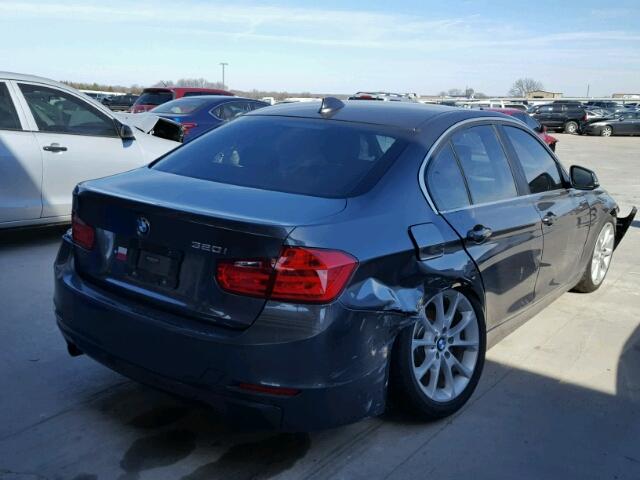 WBA3B1C54FK139014 - 2015 BMW 320 I GRAY photo 4