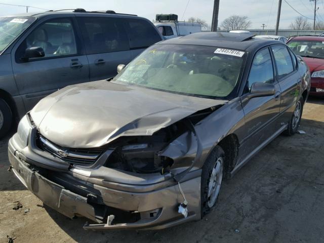 2G1WH55K329186631 - 2002 CHEVROLET IMPALA LS BROWN photo 2