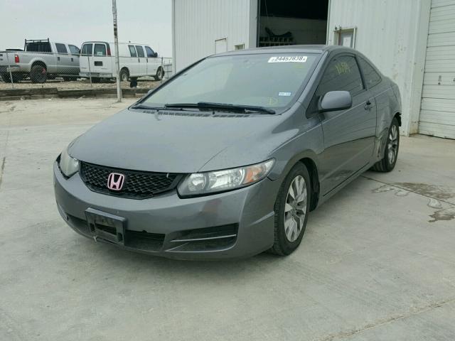 2HGFG12859H532689 - 2009 HONDA CIVIC EX CHARCOAL photo 2