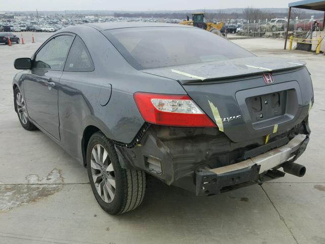 2HGFG12859H532689 - 2009 HONDA CIVIC EX გრაფიტი ფოტო 3