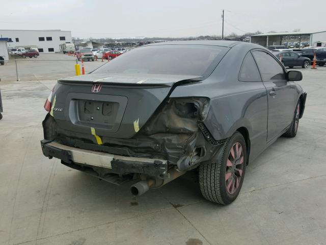 2HGFG12859H532689 - 2009 HONDA CIVIC EX CHARCOAL photo 4