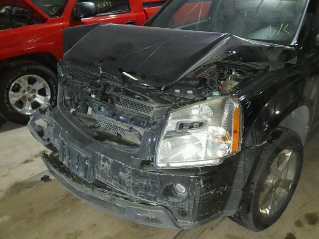 2CNDL63F476108985 - 2007 CHEVROLET EQUINOX LT BLACK photo 10