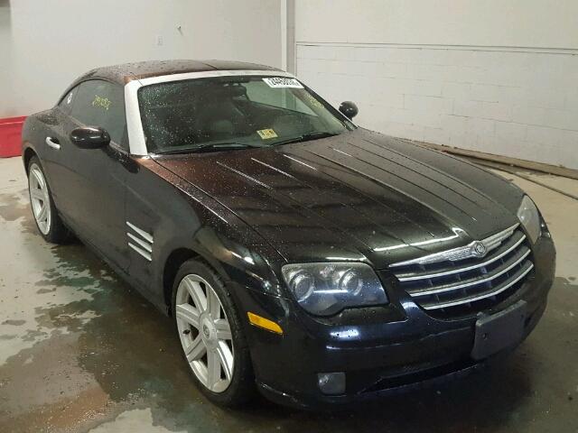 1C3AN69L95X025715 - 2005 CHRYSLER CROSSFIRE BLACK photo 1