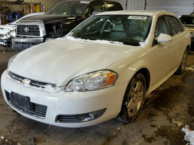 2G1WG5EK5B1298848 - 2011 CHEVROLET IMPALA LT WHITE photo 2