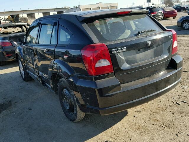 1B3HB48B97D301090 - 2007 DODGE CALIBER BLACK photo 3