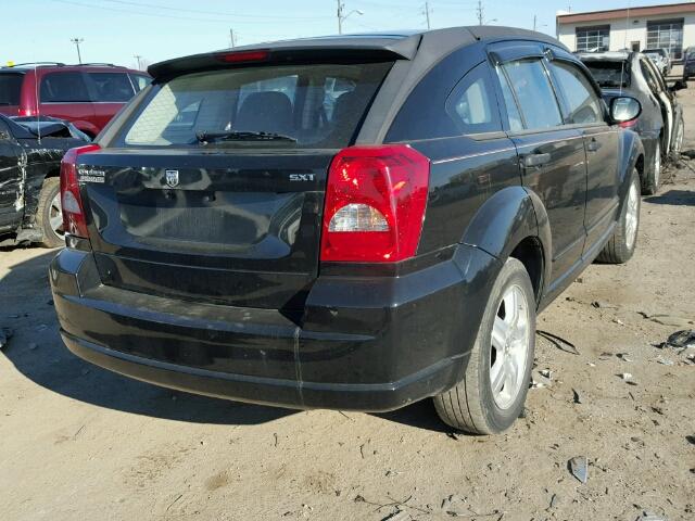 1B3HB48B97D301090 - 2007 DODGE CALIBER BLACK photo 4