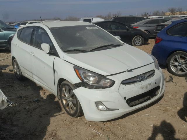 KMHCU5AE3CU055611 - 2012 HYUNDAI ACCENT GLS WHITE photo 1