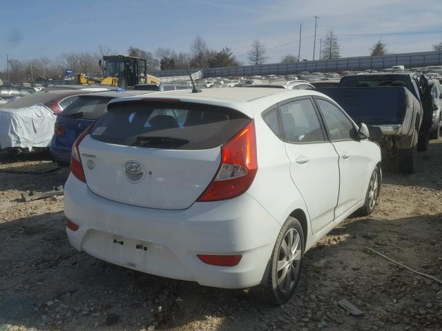 KMHCU5AE3CU055611 - 2012 HYUNDAI ACCENT GLS WHITE photo 4